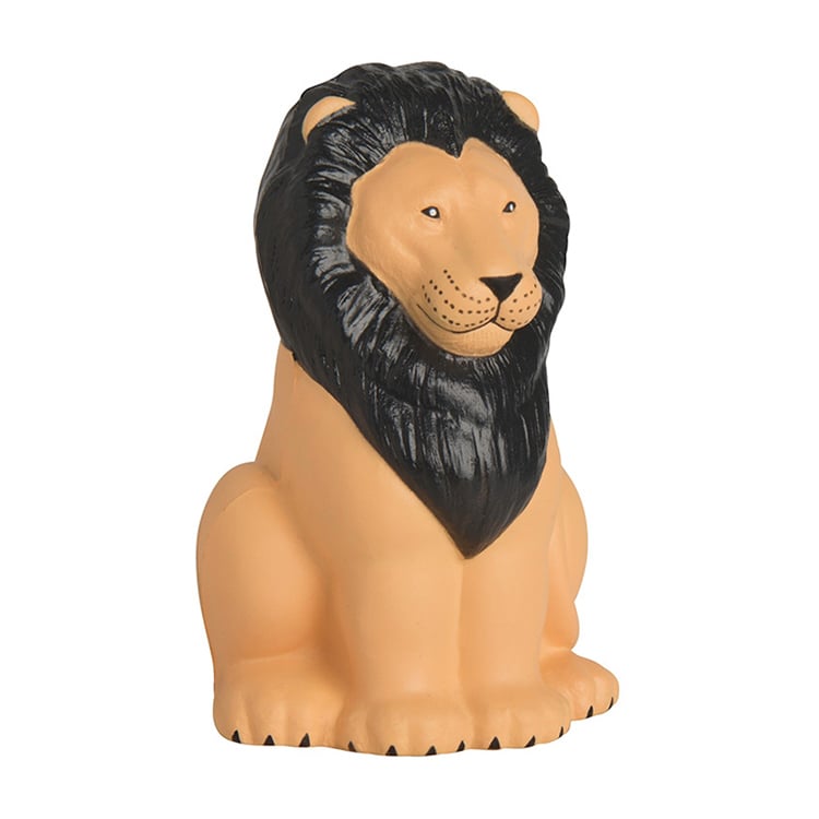 Print Logo Shape Sitting Lion Stress Ball PU for Promotion Stress Ball