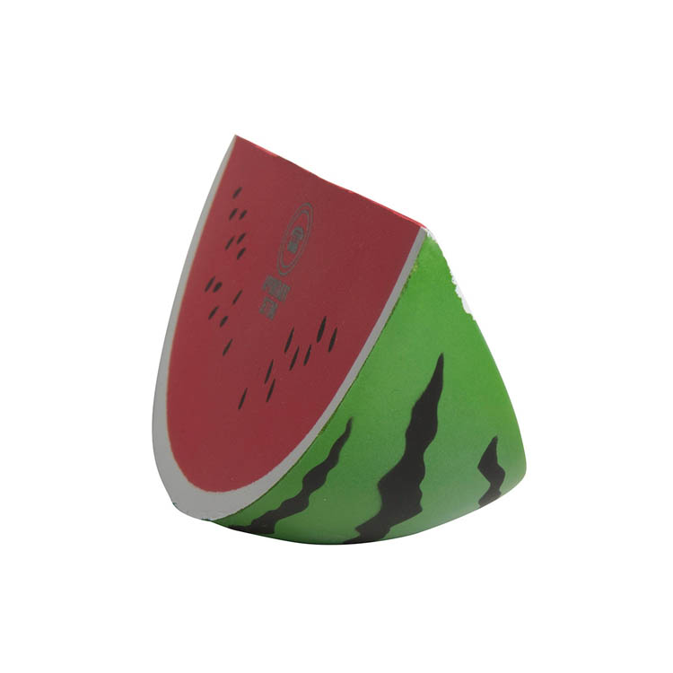 Hot Sale Kawaii Pu Watermelon Fruit Toy Balls Slow Rising Stress Relieve Squeeze Toy