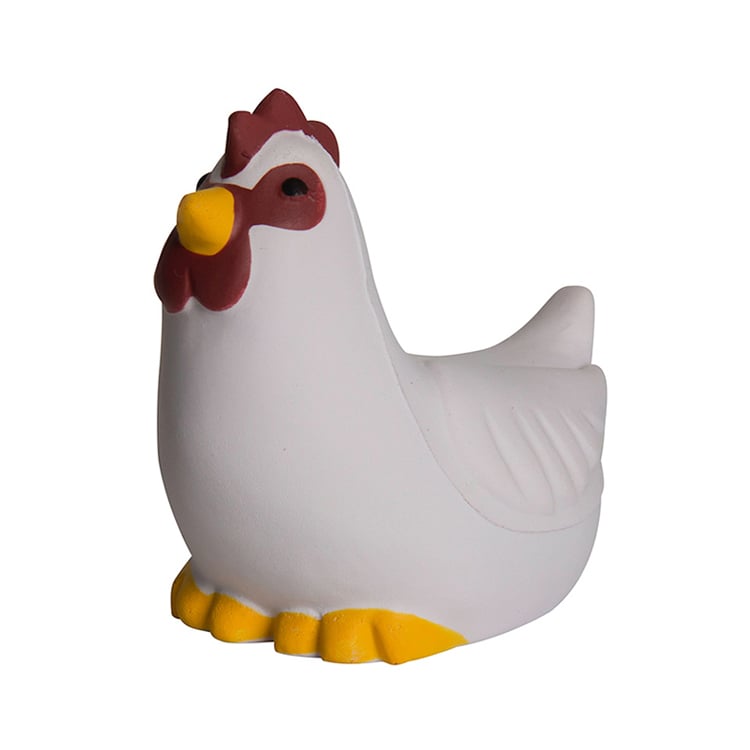 PU Soft Anti Stress Ball Kids Educational Toys Foam Hen Shape Stress Ball