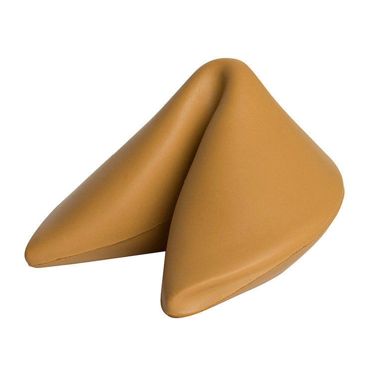 PU Soft Anti Stress Ball fil-Forma tal-Biskwitt tal-Fortuna Taħriġiet Tal-edukazzjoni lil Hawn Ballun tal-Strazzu tal-Foam