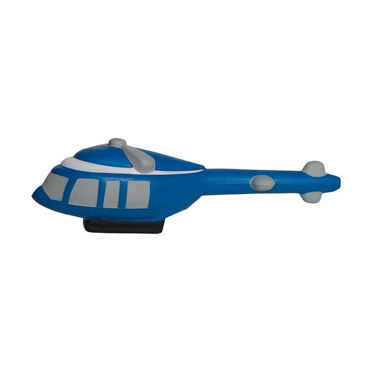 Hot Sale Helicopter Shaped Stress Ball PU Transportation style Toys