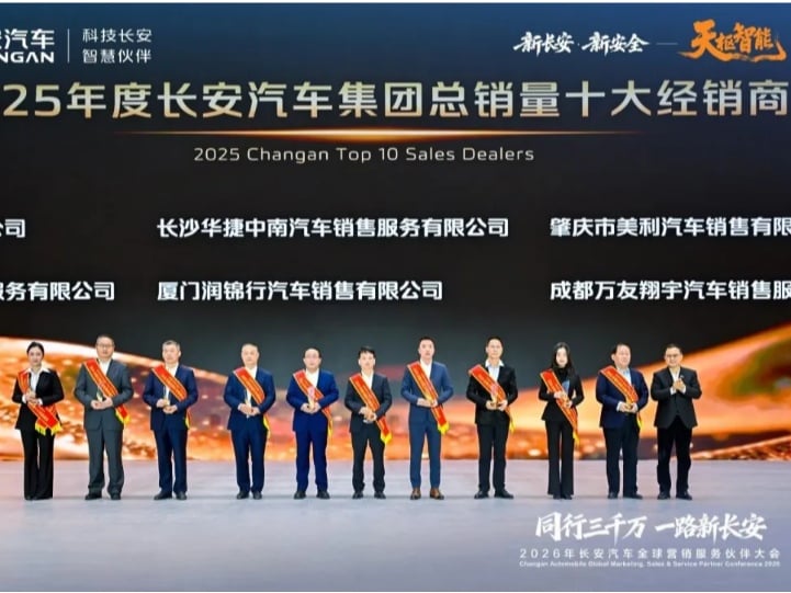 Top 10 Dealers by Total Sales of Changan Automobile Group