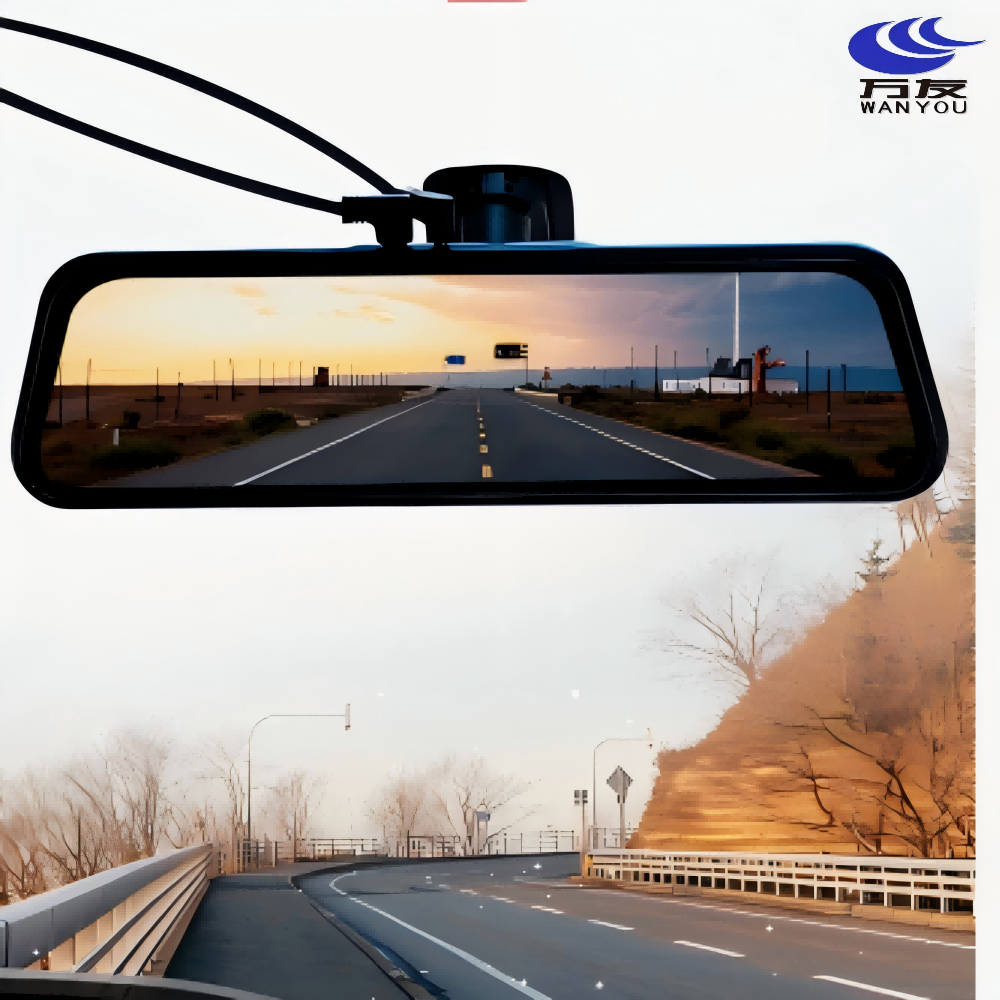  4K Smart Dual Lens Dashcam for Cars | Night Vision & Loop Recording Mirror Cam