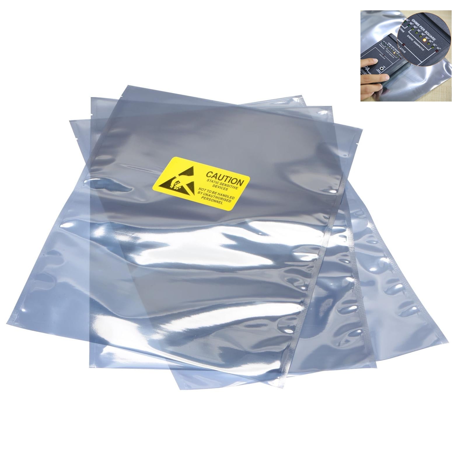 Customizesd Size Antistatic Shielding Bags Open Top Anti-Static Bags ESD Shielding Bags 