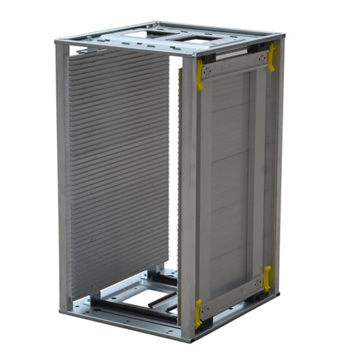 Cutomized Screw/Gear Track/Belt Adjustable ESD PCB Magazine Racks Antistatic Metal Magazine Rack SMT Magazine Rack