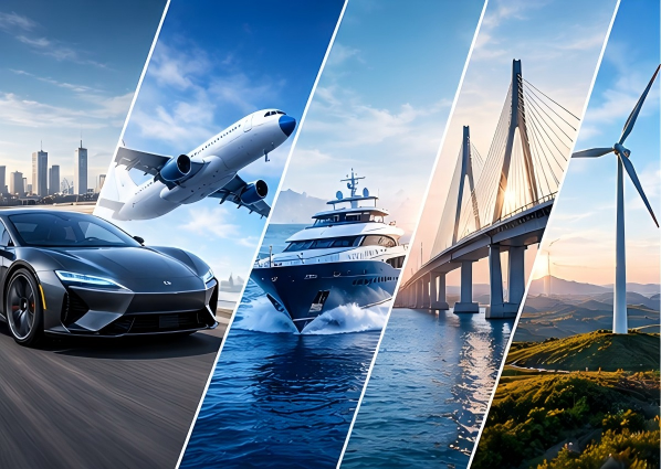 How do carbon fibre fabrics achieve a dual improvement in product strength and durability?