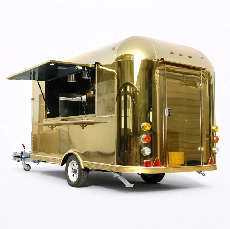 What maintenance methods apply to airstream food trailer shell?