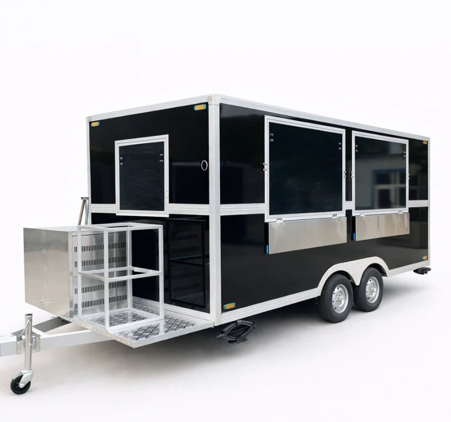 La remorque-cuisine mobile offre une livraison rapide aux grossistes.