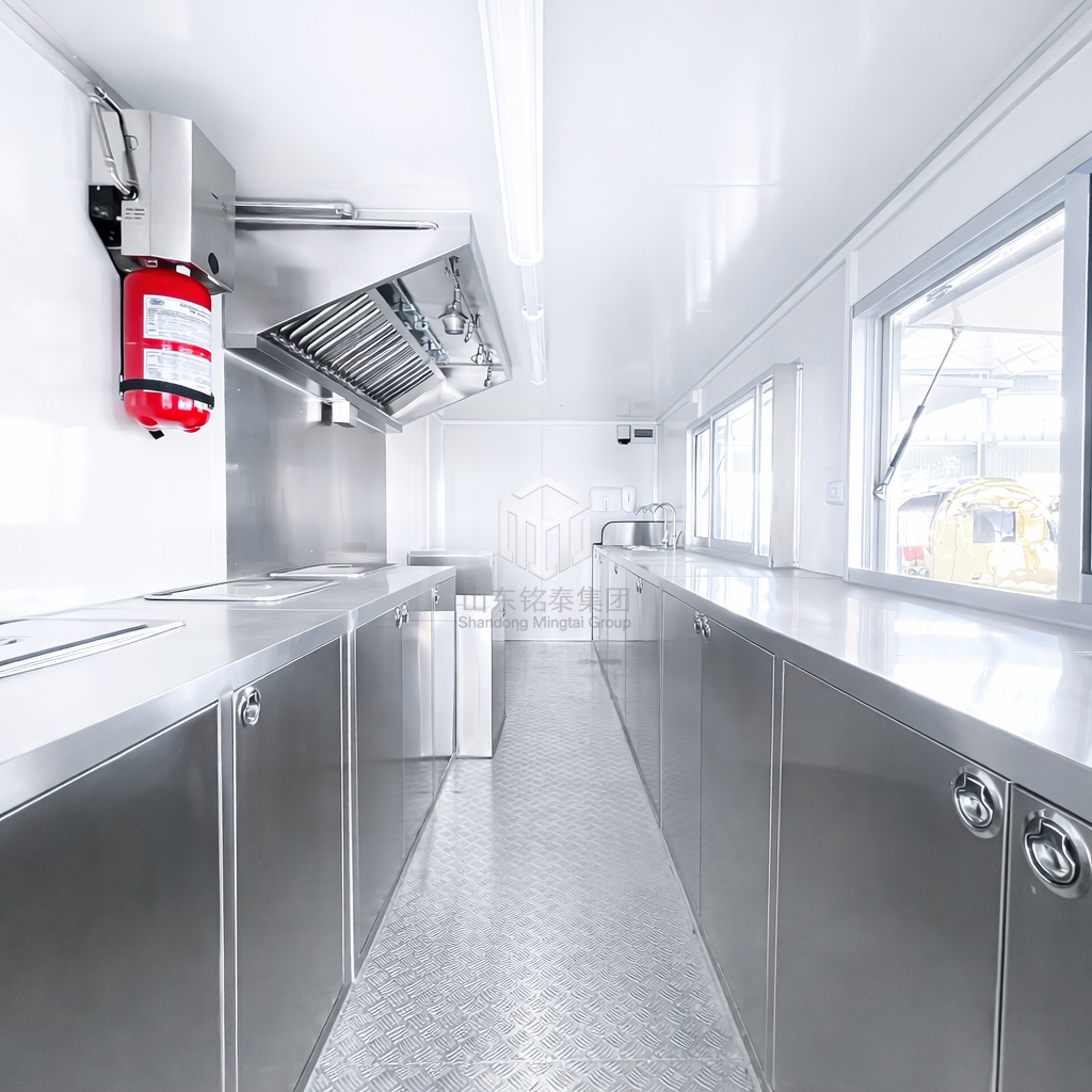 Solutions personnalisables de cuisine mobile écologiques