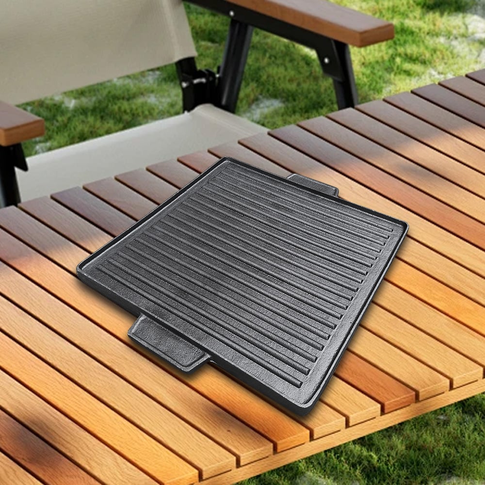 Outdoor BBQ flat frying pan, professional BBQ equipment manufacturer, customizable