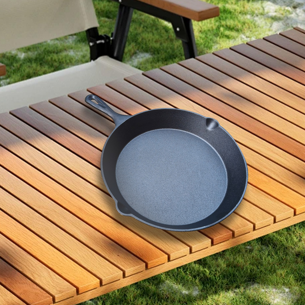 Padella in ghisa, produttore di attrezzature per barbecue professionali, adatta per barbecue all'aperto