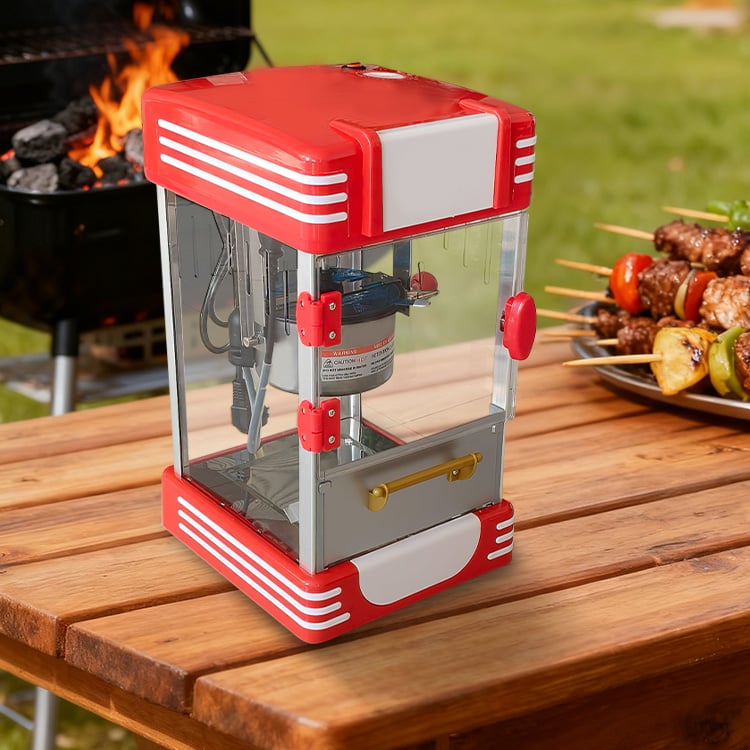 Home popcorn machine, can set time, support customization looking for agents
