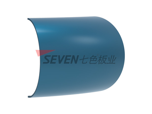 Hyperbolic aluminum veneer