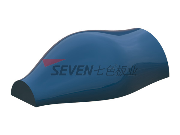 Hyperbolic aluminum veneer