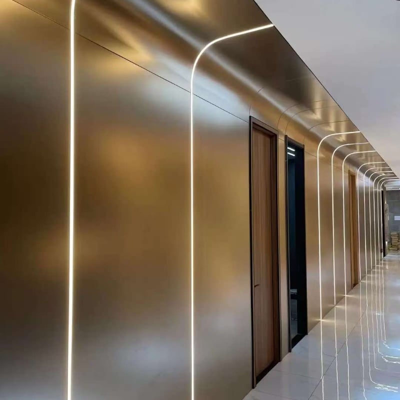 Grooved Wood Veneer