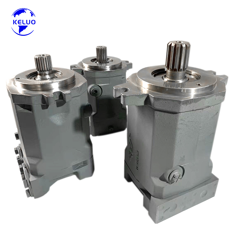 HMF Sraith Plunger Pump HMF50 HMF55 HMF75 HMF105 Motor Rothlaitheach Excavator