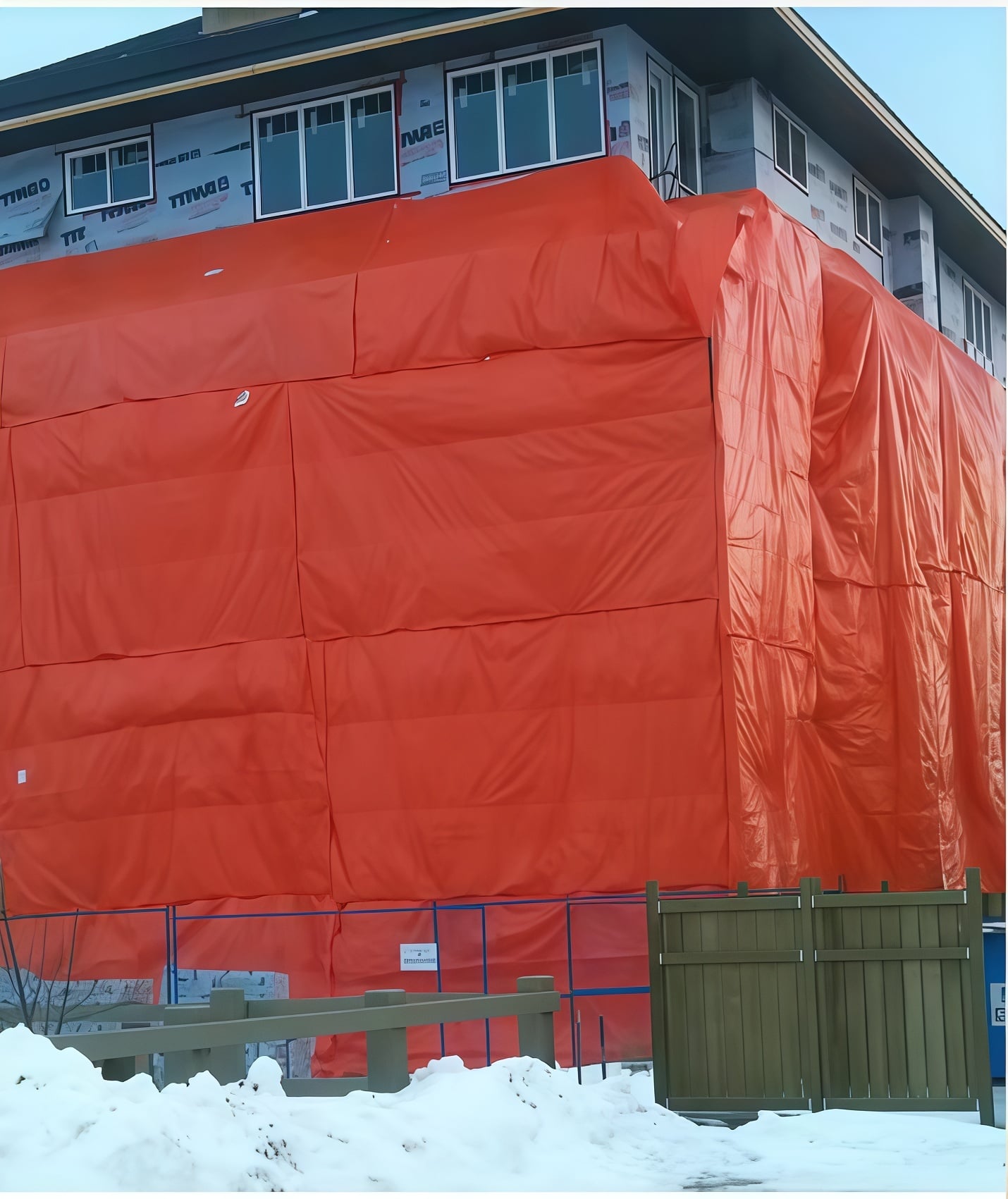 Lona aislante resistente de 6*25 FT Manta para curado de hormigón fabricada con tejido duradero