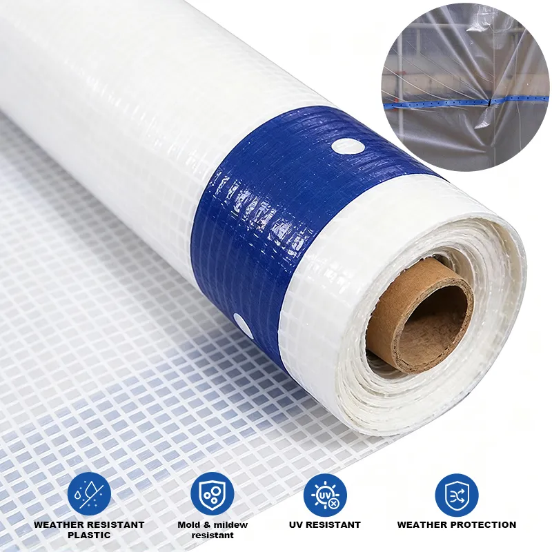 Scaffold Sheeting for Construction Building Protection Wholesale Scaffold Sheeting Custom Size Factory Supplier Commercial B2B