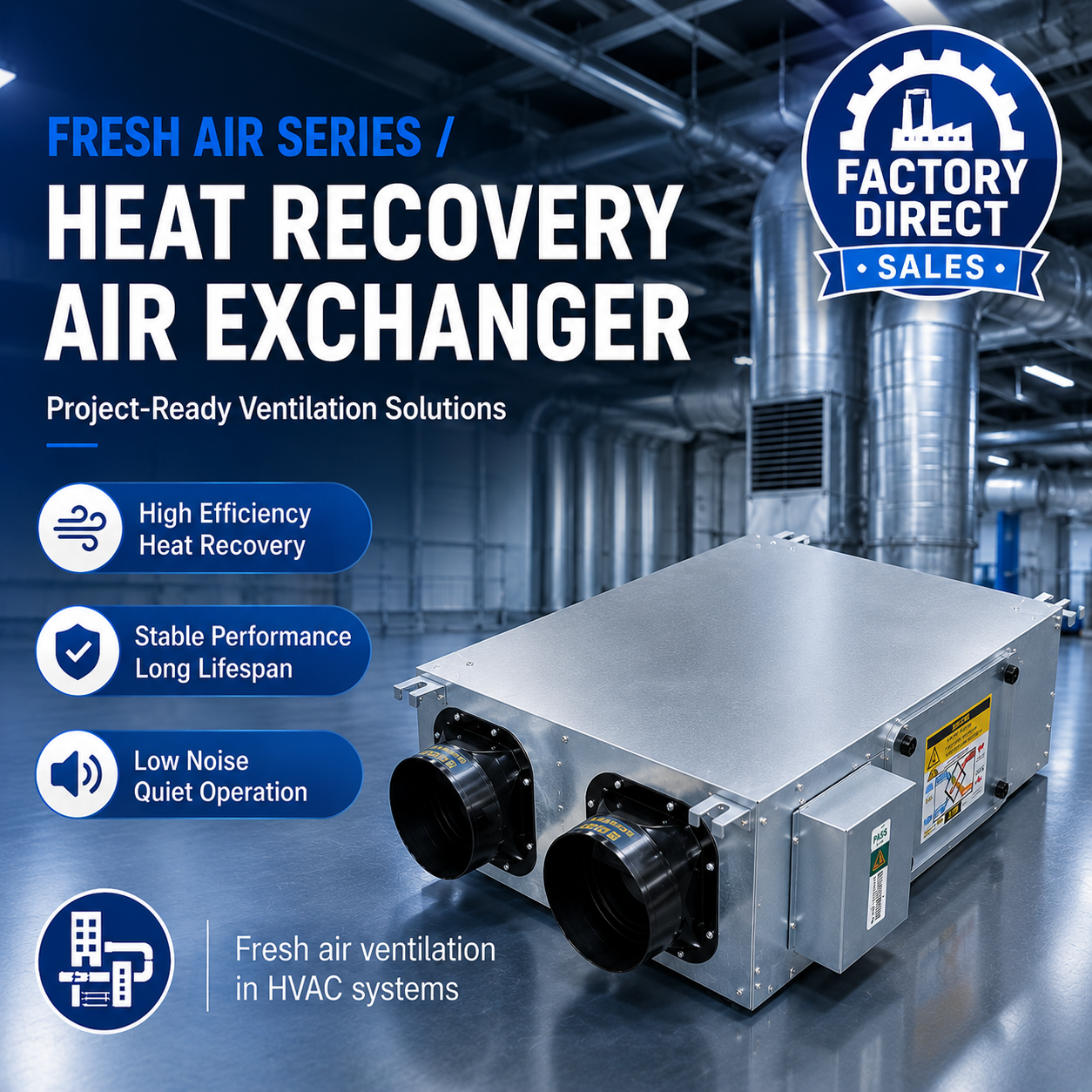 Enhance Indoor Air Quality with Mechanical Ventilation System with Heat Recovery