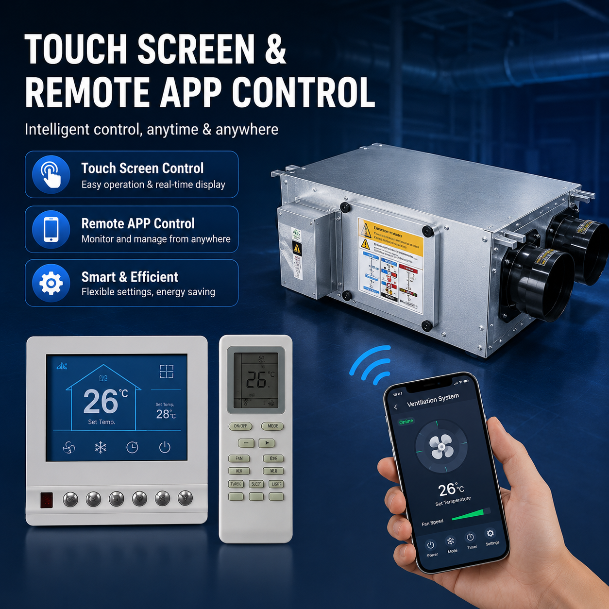 High-Performance HRV HVAC Systems for Clean Air Solutions