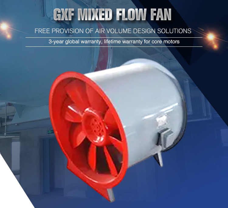 GXF Mixed Flow Fan details