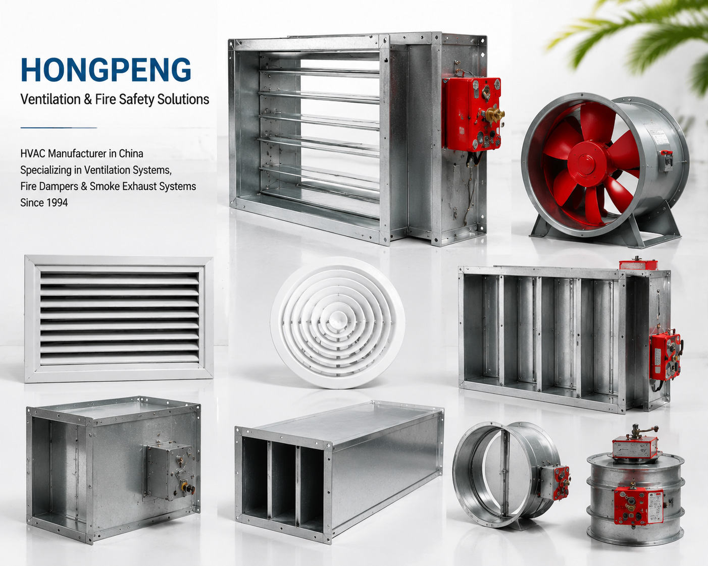 HVAC Manufacturer in China | Fire Damper & Smoke Exhaust System Solutions