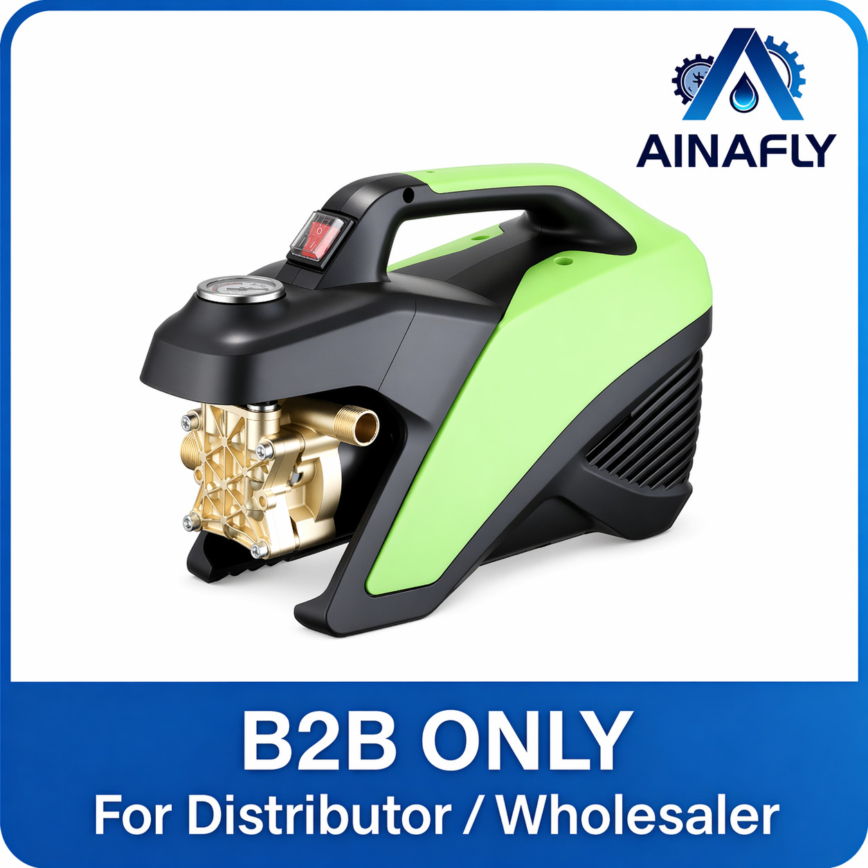 AINAFLY Portable High-Pressure Car Washer – Compact, Lightweight & Powerful for Home, Travel & Quick Vehicle Cleaning