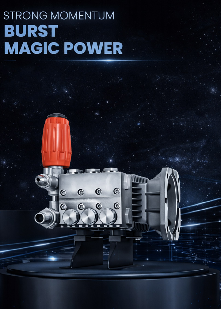 High Pressure Industrial Plunger Pump for Water Cleaning Irrigation System with Long Service Life details