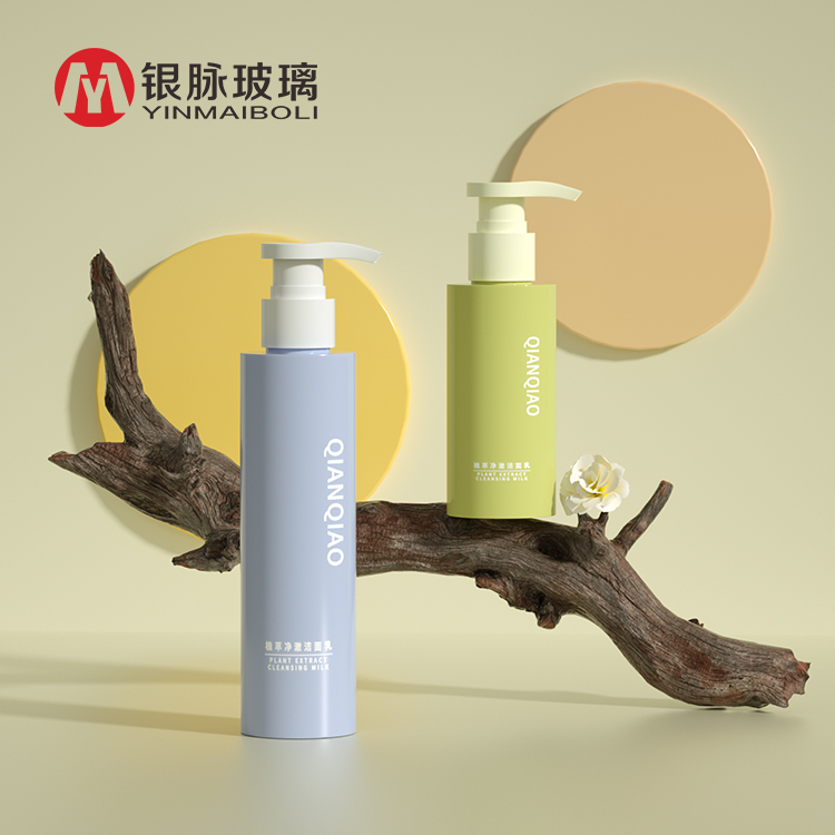 नई आगमन OEM 80ml 120ml लोशन पंप शैम्पू हाथ धोने प्लास्टिक शरीर चेहरा धोने लोशन चेहरे की सफाई की बोतलें