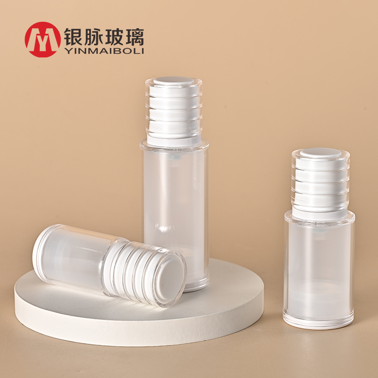 אישית ריק יוקרה טוויסט 15ml 30ml 50ml קרם קפוא קרם קוסמטי קרם פלסטיק אקריל אקריל אסטרולית פמפ בקבוק