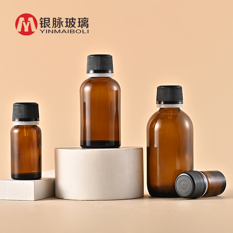 Grosir Botol Dropper Minyak Penting 5ml 10ml 30ml 50ml Minyak Penting Pokok Teh Amber Botol Kaca Cap Botol Minyak Penting