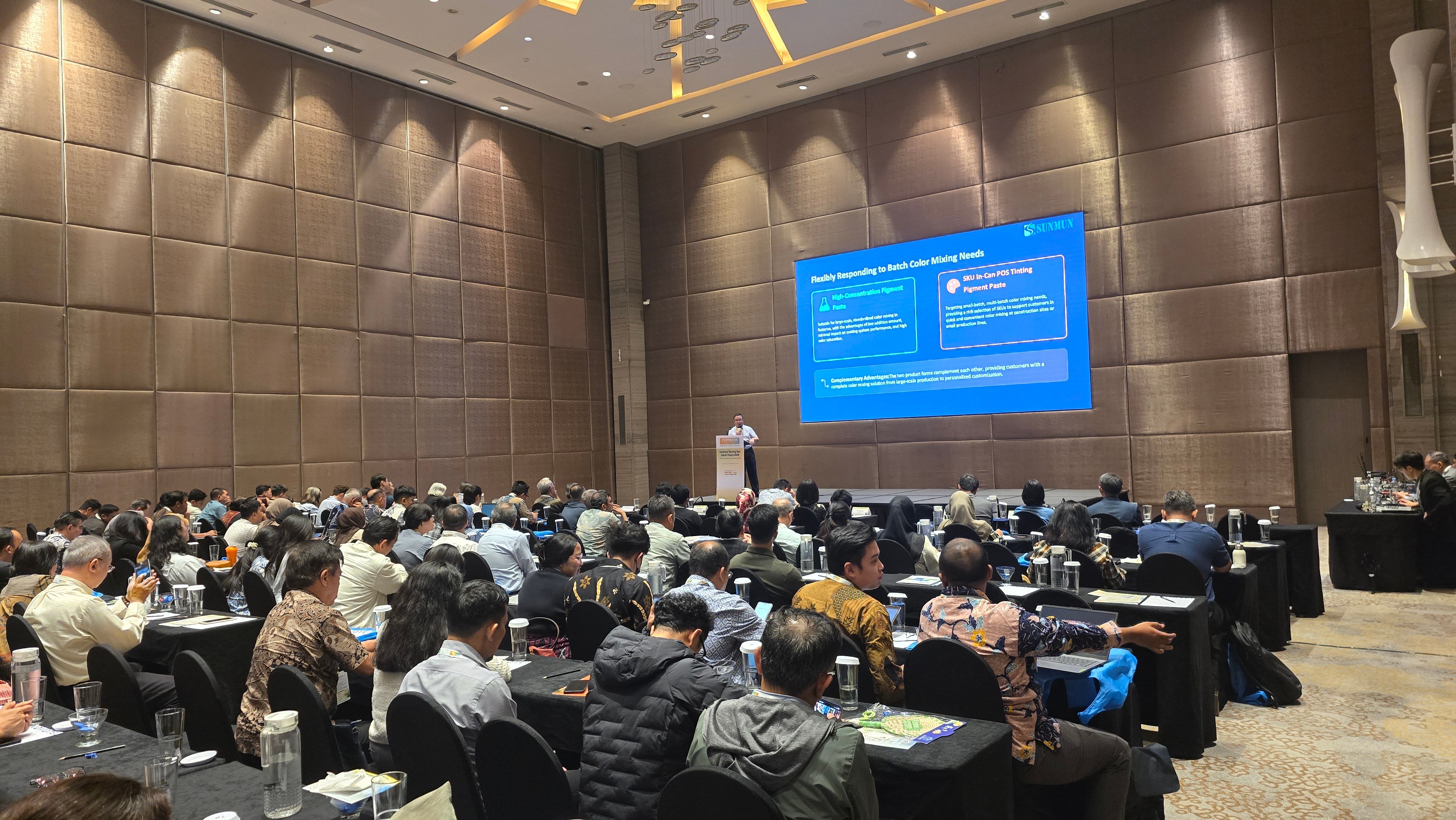 sunmun technology shines at asean advanced coatings technology forum in indonesia-5