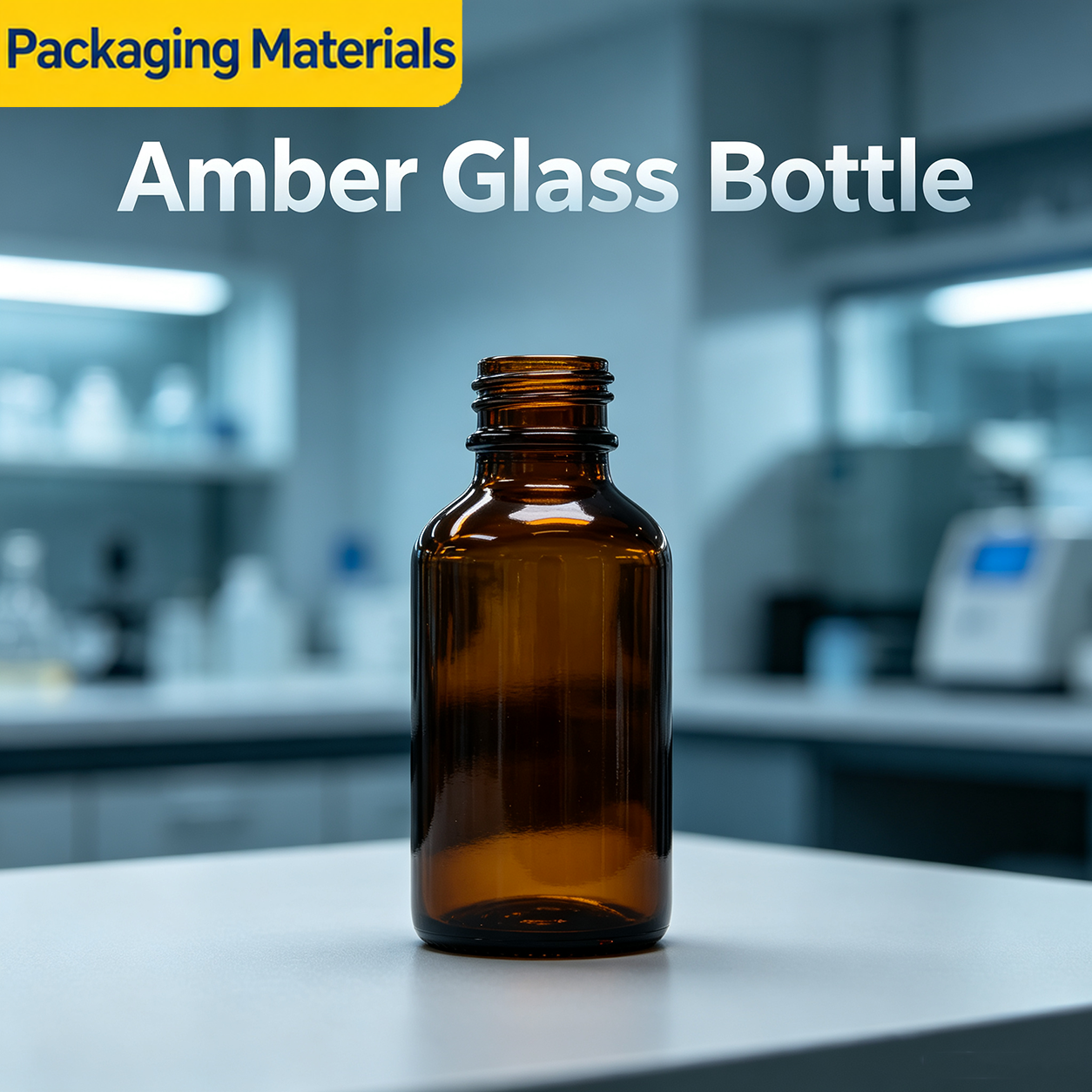 Amber Glass Bottle,Type III