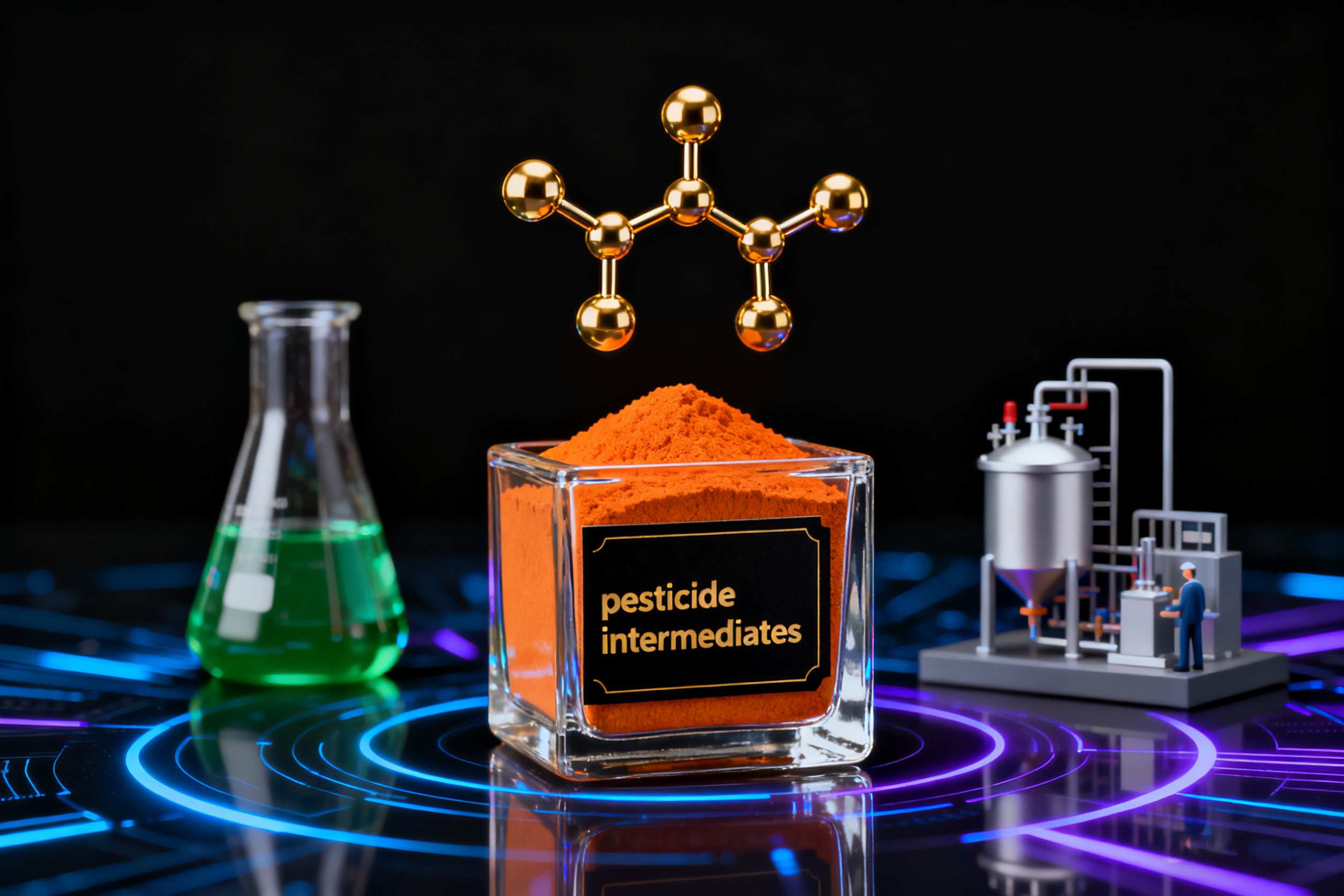 How Do Pesticide Intermediates Support Large-Scale Industrial Agrochemical Production?