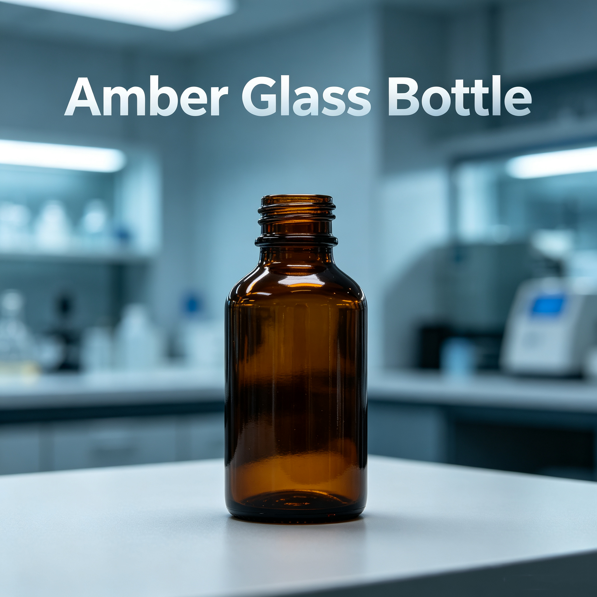 Amber Glass Bottle,Type III