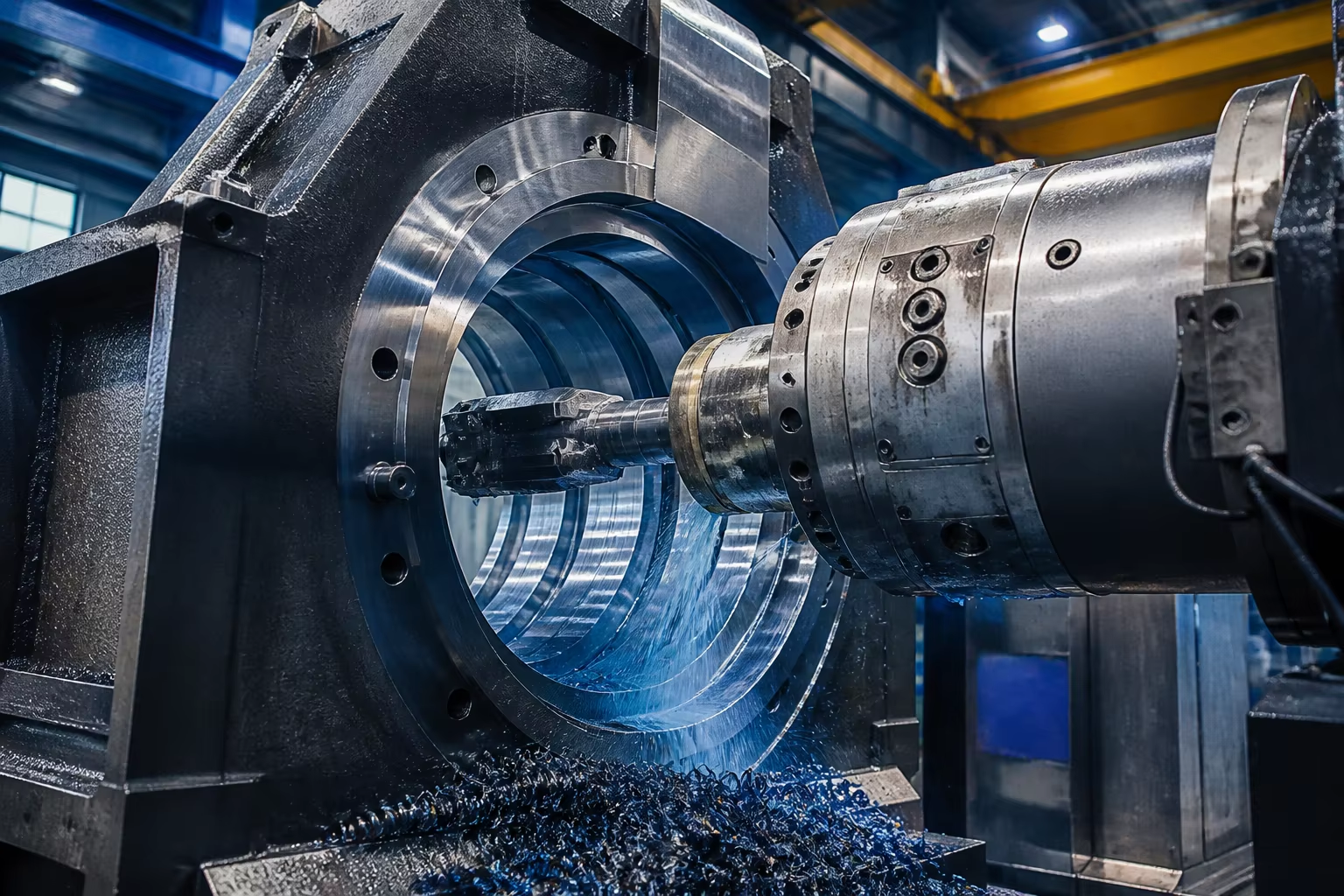 Heavy Rolling Mill Chock & Forging Manipulator Castings: Metallurgy, Heavy Bearing Bore CNC Machining, and Dynamic Shock Damping