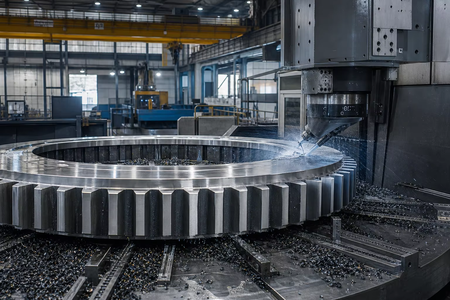 Heavy Industrial Gear Blank & Trunnion Castings: Alloy Steel Metallurgy, Solidification Control, and Large Ring Machining