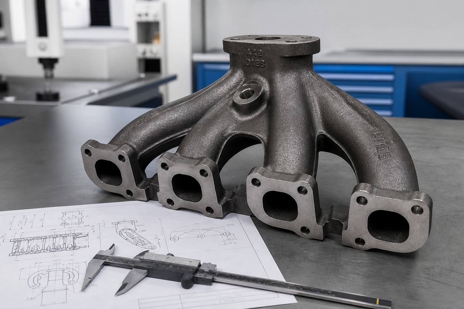 Exhaust Manifold Casting: SiMo Ductile Iron and the Engineering of High-Temperature Components