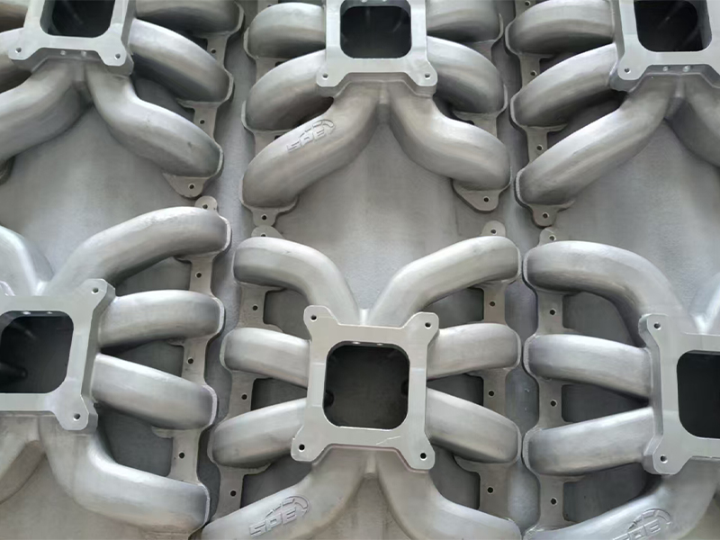 Aluminum Alloy Intake Manifold Production by Gravity Casting