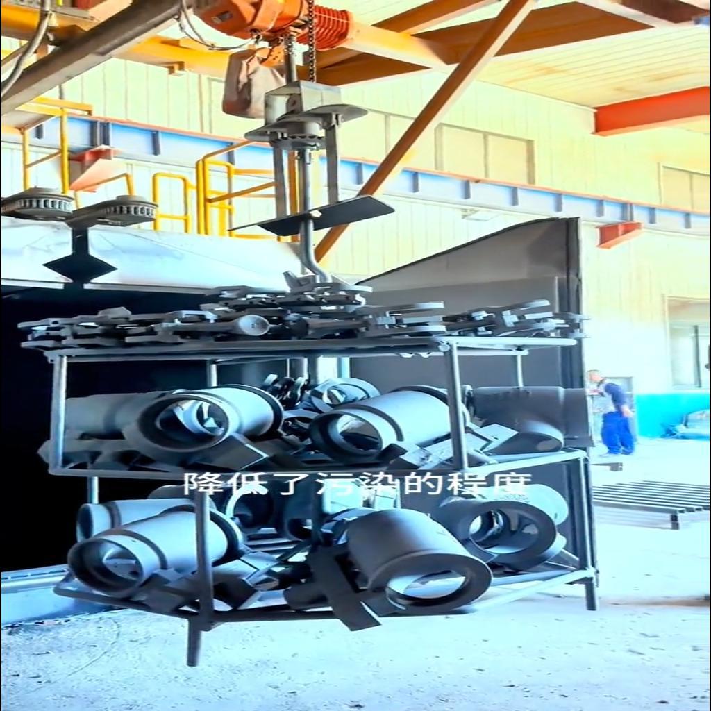 Shot blasting process by Dandong Pengxin