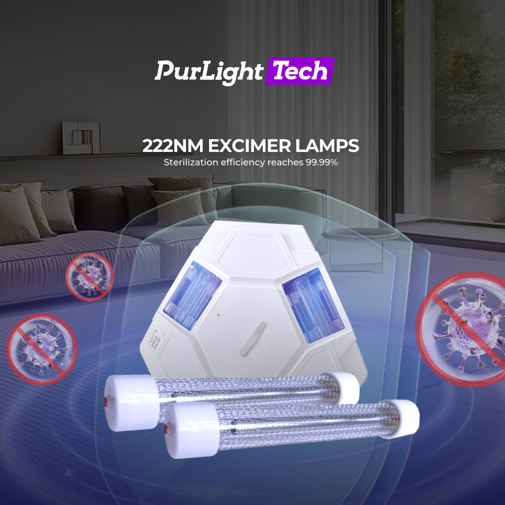 222nm Excimer Lamps | Efficient Disinfection, Ultimate Safety