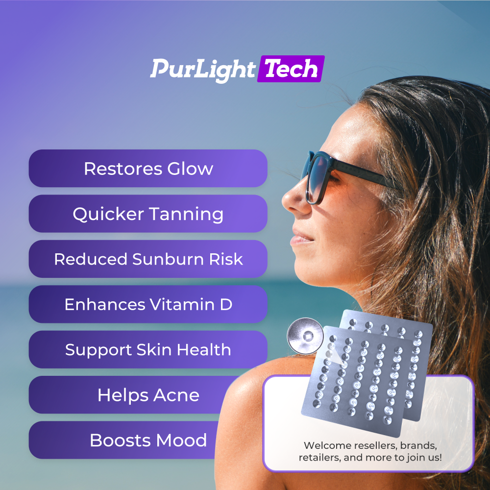 Portable Phototherapy Lamp | Healthy Tanning, Anytime Anywhere