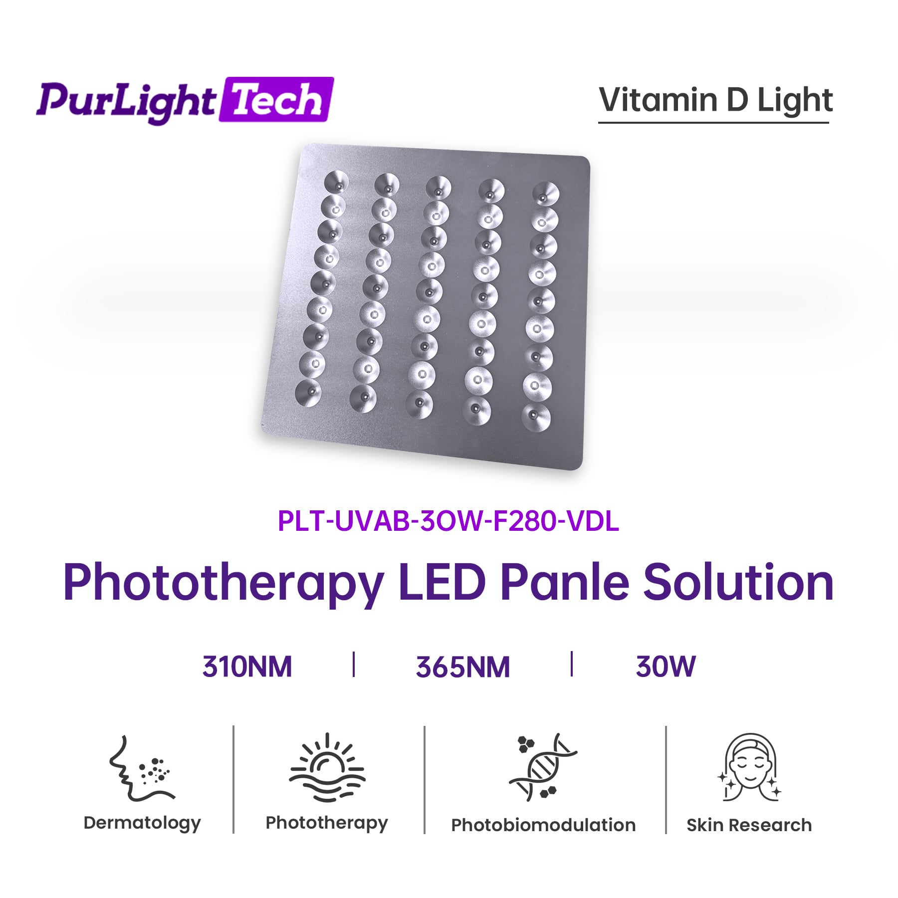Vitamin D Light - UVA 365NM UVB 310NM