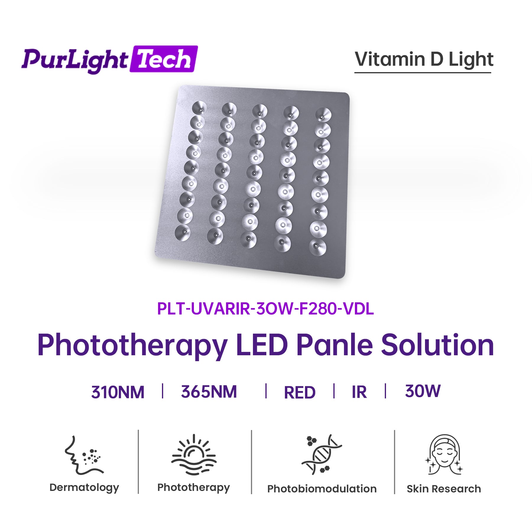 Vitamin D Light - UVA 365NM RED 630NM IR960NM