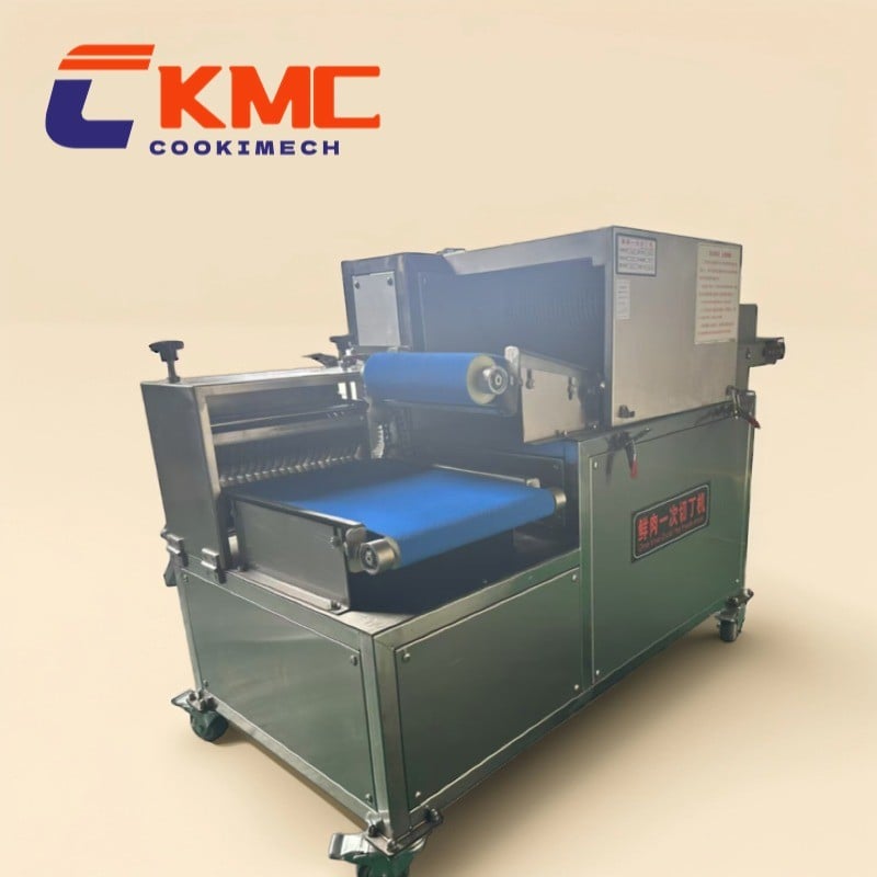 Full Automatic Fresh Meat Dicing Machine, Meat Cube Cutter, Industrial Meat Dicer