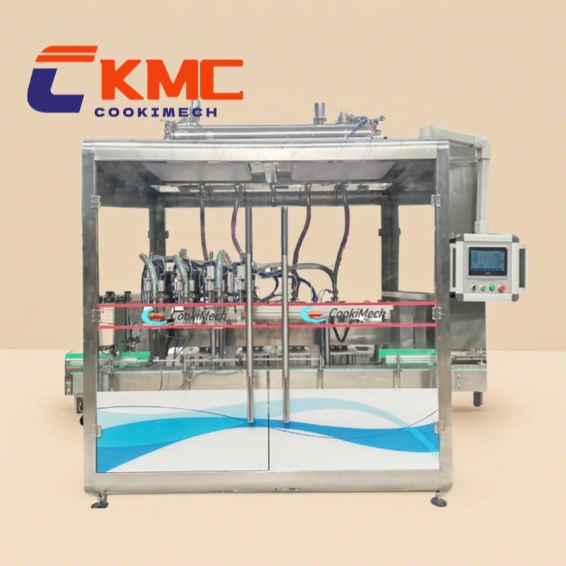 Automatic Linear Plunger Filling Machine/6-12 Head Customized Jam  Sauces Liquid Filling Machine