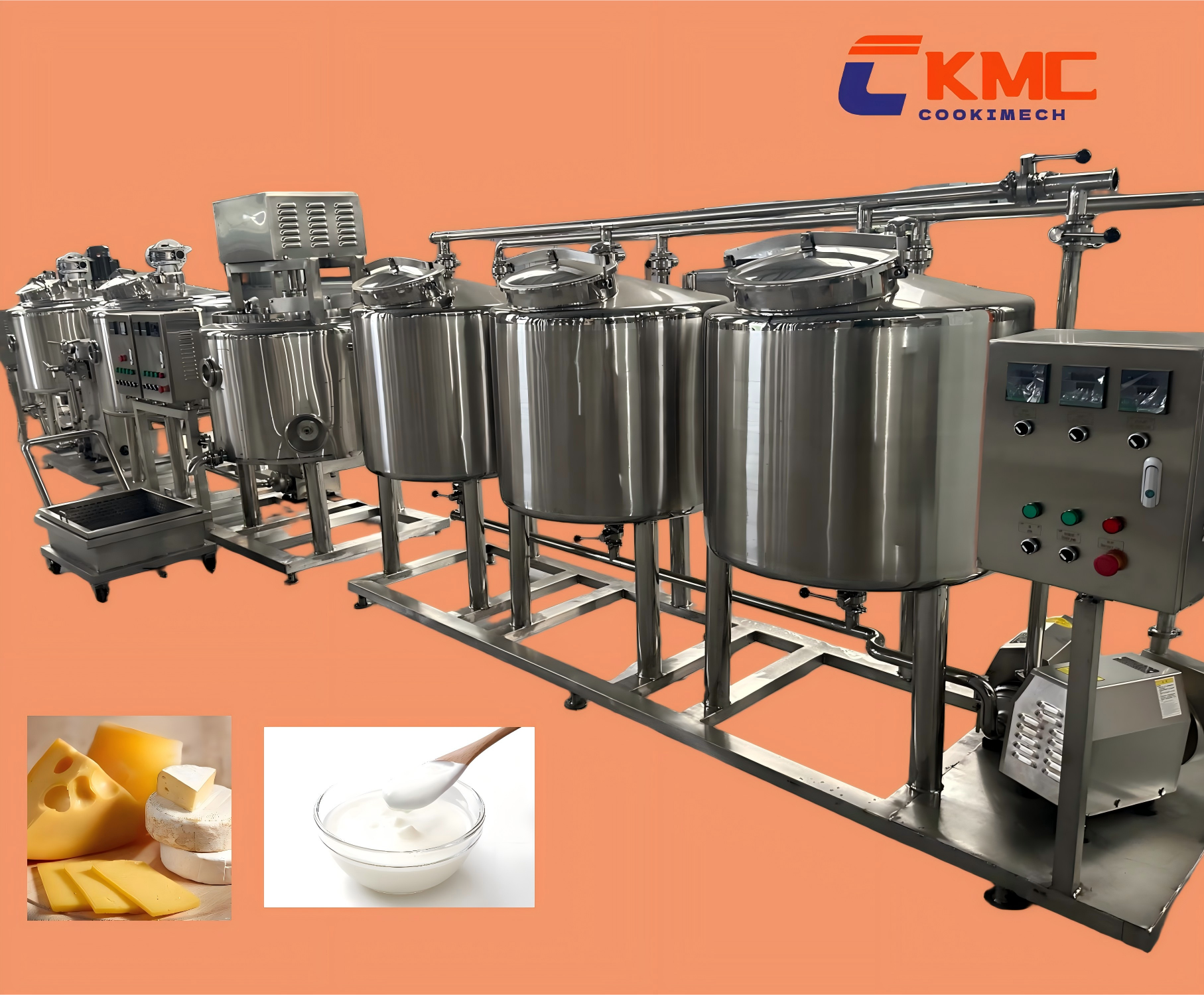 De la leche al envasado: cómo una máquina para yogur automatiza cada paso