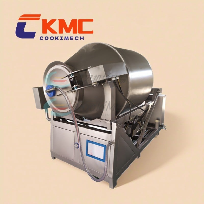 Meat Vacuum Tumbler Machine/Food Tumbler With Hydraulic/Applicable Motor Core Component Salting Marinating IndustriesFresh Meat Slicing Machine, Stainless Steel Meat Sheet Cutter, Industrial Meat Carding Equipment