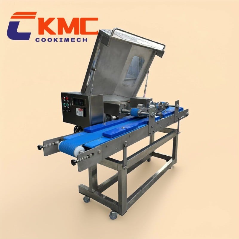 Fresh Meat Slicing Machine, Stainless Steel Meat Sheet Cutter, Industrial Meat Carding Equipment