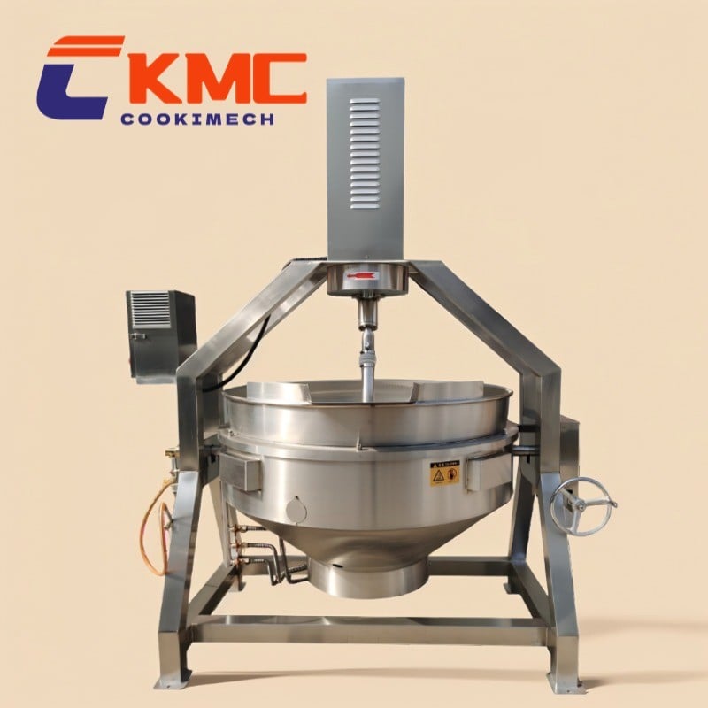 Gas/Electric Heating Semi Automatic Planetary Stirring jacketed kettle,Industrial Cooking Pot with agitator